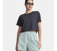 Maglia a maniche corte con grafiche Under Armour Explor Trail Run da donna Anthracite / Anthracite S