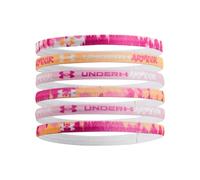 Under Armour Fasce per capelli da bambina, confezione da 6 (686) Astro rosa/rosa/bianco, taglia unica