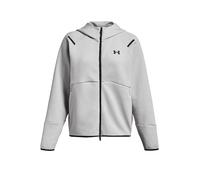 Felpa con cappuccio Under Armour Unstoppable Fleece Full Zip grigio chiaro donna - S