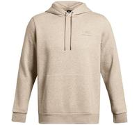 Under Armour Felpa con cappuccio da uomo Essentialsn in pile, Beige, L