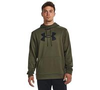 Under Armour Felpa con Cappuccio da Uomo in Pile con Logo Grande, (390) Verde Marino Od / / Nero, X-Large