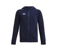 Under Armour Felpa con Cappuccio e Zip Intera Rival in Pile da Ragazzo