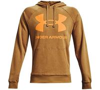 Under Armour Felpa Con Cappuccio Uomo Under Armour Rival Big Logo Ocra Taglia:m