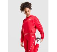 Under Armour Felpa con Cappuccio Piping, rosso M