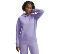 Under Armour Felpa con Cappuccio Rival da Donna, (538) Trasparente/Bianco, Medium