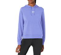 Under Armour Felpa con Cappuccio Rival Terry Maniche Lunghe, Blu Baja, S Donna