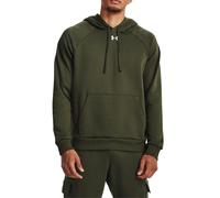 Under Armour Felpa da Uomo con Cappuccio Rival Verde Taglia L Codice 1379757-390