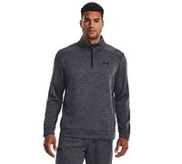 Under Armour Felpa da Uomo con Cerniera a 1/4, (012) Grigio Passo / / Nero, Large
