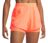 Under Armour Fly By 2in1 Shorts M Arancio