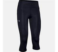Under Armour Fly Speed Capri, Leggings Donna, Black / Black / Reflective , S