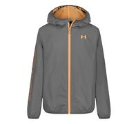 Under Armour Giacca Antivento Wintuck Wordmark per Bambino con Tecnologia UA Storm - 5K/5K, Antivento e Idrorepellente, Fodera in Mesh Traspirante, Clay Green, 10-11 Anni