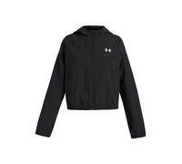 Giacca Under Armour Rival Woven da ragazza Nero / Bianco YMD (137 - 149 cm)