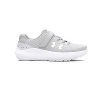 Under Armour Girl's UA GPS Surge 4 AC Running Shoe, Halo Gray White Iridescent, 34 EU