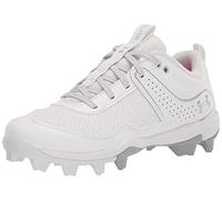 Under Armour Glyde RM Jr. - Scarpe da Softball da Bambina, Bianco (100)/Bianco., 10 Big Kid