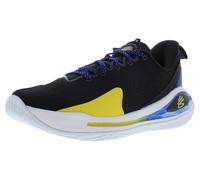 Under Armour Grade School Curry 12 Dub Nation - Scarpe da basket progettate per comfort e controllo, Nero/Blu/Giallo, 5.5