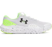 Under Armour Grade School Surge 4, comode Scarpe da Ginnastica da Ragazzo con Tomaia in Rete Traspirante, Scarpe da Ginnastica Resistenti e Leggere per Bambini, Bianco/Verde/Nero, 38