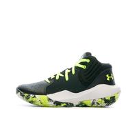 Under Armour Grade School UA Jet '21 Basketball Shoes, Court Performancence Unisex-Adulto, Nero, 37.5 EU