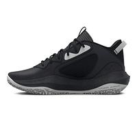 Under Armour Grade School UA Lockdown 6 Basketball Shoes, Court Performancence Unisex-Adulto, Nero, 39 EU