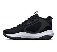 Under Armour Grade School UA Lockdown 6 Scarpe da Basket, Court Performancence Unisex-Adulto, Nero, 38.5 EU