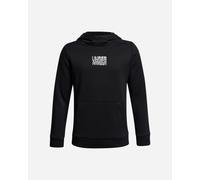 Felpa con cappuccio da ragazzo Armour Fleece® Retro Graphic Nero / Bianco YXL (160 - 170 cm)