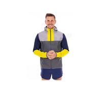 Under Armour Giacca running Halo Run Uomo Grigio/Giallo UA Storm Taglia S