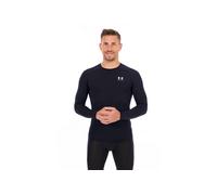 Under Armour Heatgear Comp Manica Lunga Uomini - Nero, Bianco, Taglia: M