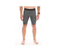 Under Armour HeatGear Pocket - Pantaloncini lunghi da uomo, Carbonio Heather, XL