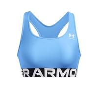 Under Armour HeatGear Authentics Reggiseno a Sostegno Medio, Horizon Blu/Bianco, M