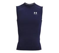 Under Armour Heatgear Comp Canottiera Uomini - Blu Scuro, Bianco