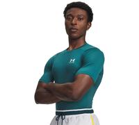 Under Armour Heatgear Comp Maglietta Uomini - verde, bianco