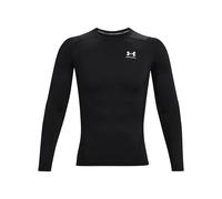 Under Armour Heatgear Comp Manica Lunga Uomini - Nero, Bianco