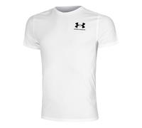 Under Armour Heatgear Fitted Maglietta Uomini in bianco