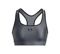 Under Armour Heatgear Mid Padless Reggiseni Sportivi Donna in grigio