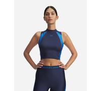 Under Armour Heatgear Rib W - Canotta Training - Donna - Blu S