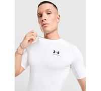 Under Armour HeatGear Short Sleeve Compression Maglia, Bianco S