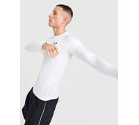 Under Armour HeatGear Top A Maniche Lunghe, Bianco M