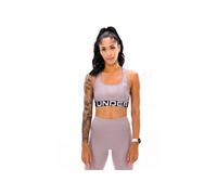 Under Armour Reggiseno da Donna HeatGear Authentics Supporto Medio Grigio Tetra/Bianco XS