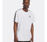 T-shirt Under Armour Icon Heavyweight Taping bianco nero - XL