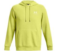 Under Armour in Pile Felpa con Cappuccio, Giallo, L Uomo