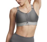 Under Armour Infinity High Zip 2.0 Bra Top e Reggiseni LD-DD Grigio
