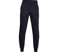 Under Armour Jogger Rival Fleece Pantaloni Tuta, Bambino, Black / / Onyx White (001), YLG