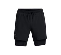 Under Armour Launch 5 Inch 2-in-1 Pantaloncini Da Corsa Uomini-Nero