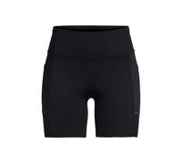 Shorts Under Armour Launch da 15 cm (6") da donna Nero / Nero / Riflettente XS