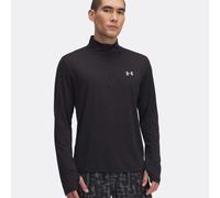 Under Armour Launch Quarter-Zip Manica Lunga Uomini-Nero in nero, Taglia: S