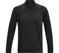 Under Armour Quarter Half-Zip Manica Lunga Uomini-Nero in nero, Taglia: S
