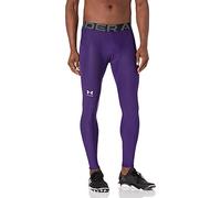 Under Armour Leggings HeatGear Uomo, Viola (500)/Bianco, L