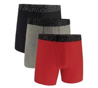 Boxer da uomo Under Armour Perf Tech 6in Taglia: M / Colore: rosso/nero