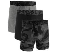 Under Armour Boxer Performance Tech-Camo Sub Confezione da 3 Grigio/Nero Uomo L