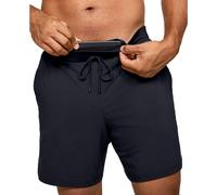 Under Armour M UA Qualifier SpeedPocket 7 Linerless Shorts S Nero