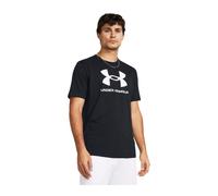 Maglia a manica corta Under Armour Logo da uomo Nero / Bianco L